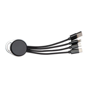 КОМПЛЕКТ КАБЕЛИ - USB кабел адаптер с четири конектора - USB-A, USB-C, Micro-USB
